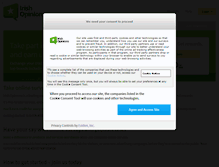 Tablet Screenshot of irishopinions.com